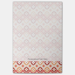 Post-it® Motif géométrique d'ikat d'or