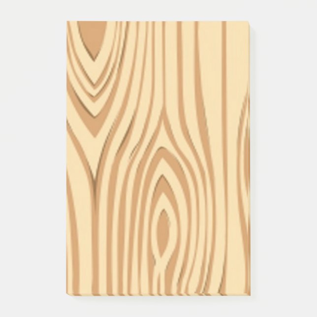 POST-IT® MOTIF GRAIN EN BOIS (Devant)