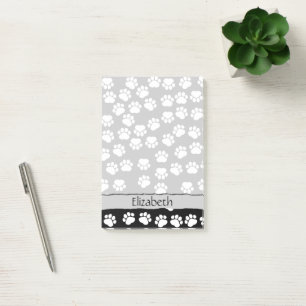 Post-it® Motif mâle, Patrouilles de chien, Noir et Blanc, V