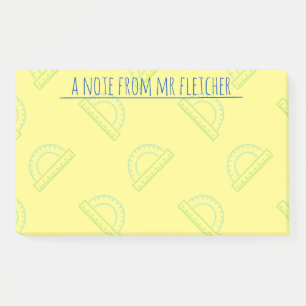 Post-it® Motif mathématique de fournisseur personnalisé