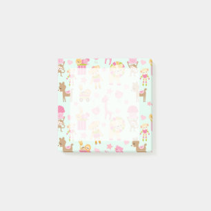 Post-it® Motif mignon avec des animaux et des jouets fantai