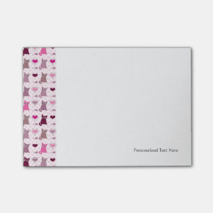Post-it® Motif mignon de filles de chaton