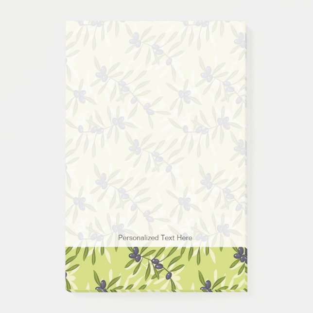 Post-it® Motif olive (Devant)