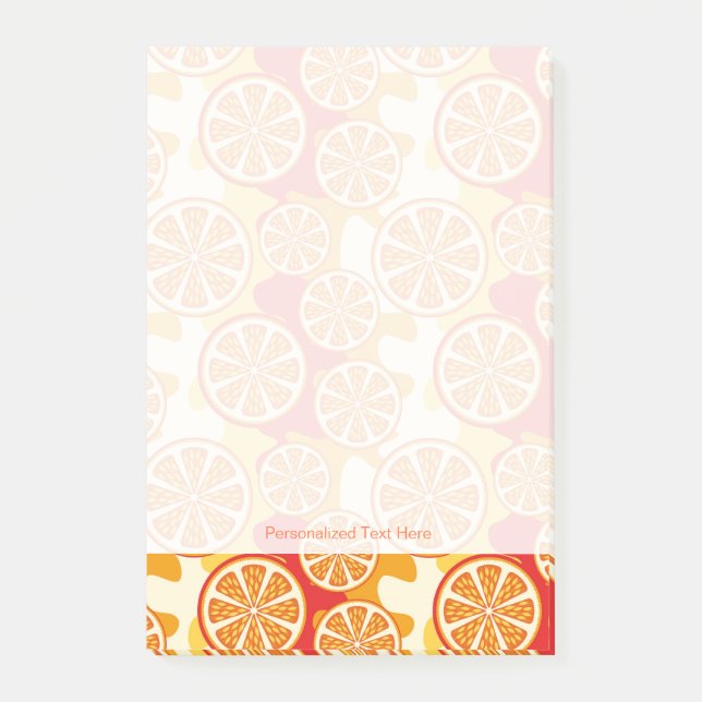 Post-it® motif orange (Devant)