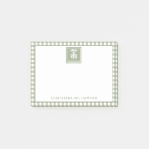 Post-it® Motif personnalisé de diététiste enregistré RD