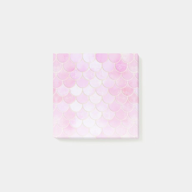 Post-it® Motif Pink Pastel & Gold Shimmer Mermaid (Devant)