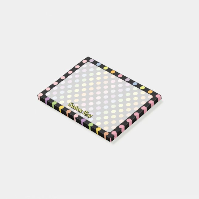 Post-it® Motif Pois Rainbow (Incliné)