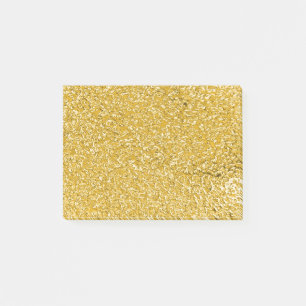 Post-it® Motif PURE GOLD Splatter + votre texte / photo
