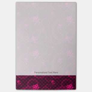 Post-it® Motif rose d'Emo avec des cercles