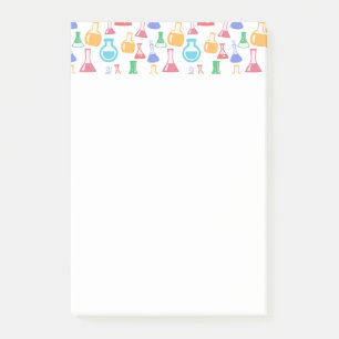 Post-it® Motif scientifique divertissant Beakers and Flaque