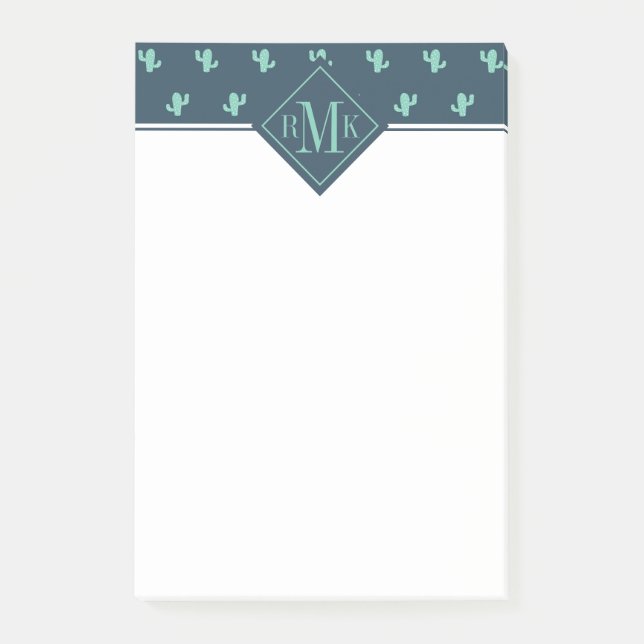 Post-it® Motif simple de cactus (Devant)