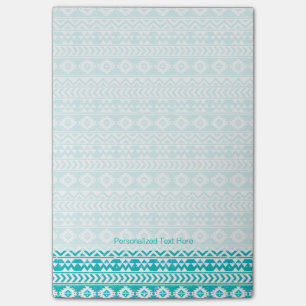 Post-it® Motif tribal Turquoise Grunge Aztec