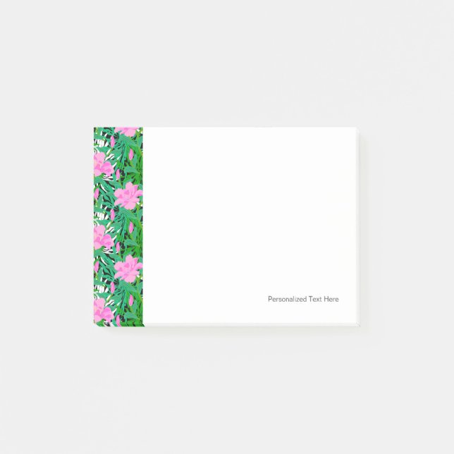Post-it® Motif tropical aux fleurs de la jungle (Devant)