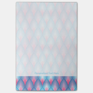 Post-it® Motif turquoise et rose de pétale