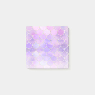 Post-it® Motif Ultra Violet & Gold Mermaid