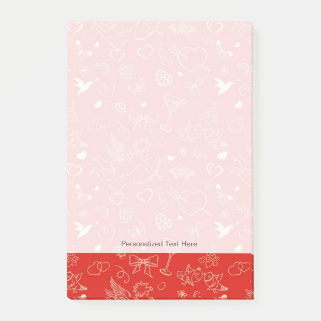 Post-it® Motif Valentin (Devant)