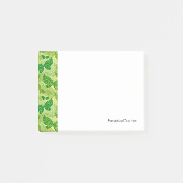 Post-it® Motif vert de printemps (Devant)