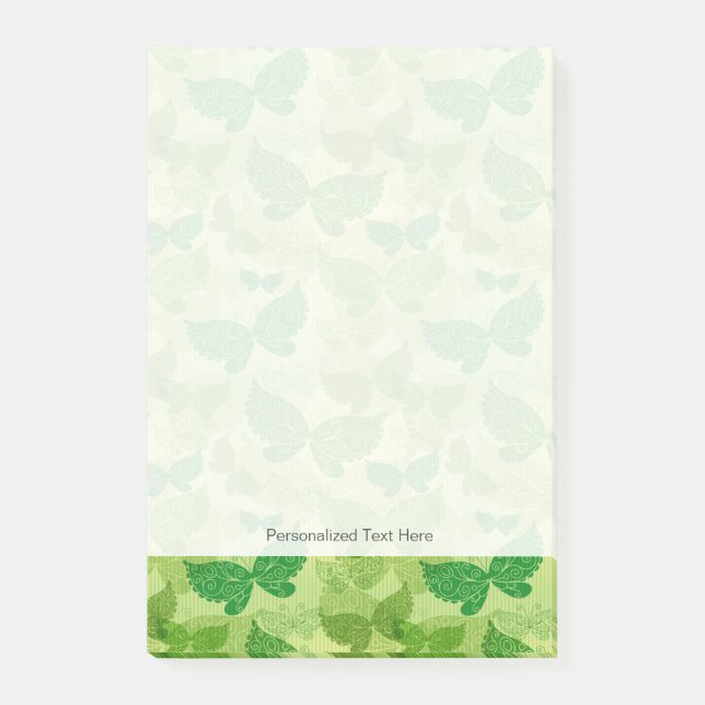 Post-it® Motif vert de printemps (Devant)