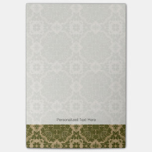 Post-it® Motif vintage de damassé d'art