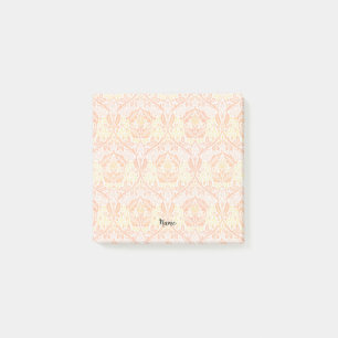 Post-it® Motif vintage Retro Peach Post It Name Pad