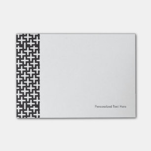 Post-it® motifs b&w fabriqués avec le signe "plus"