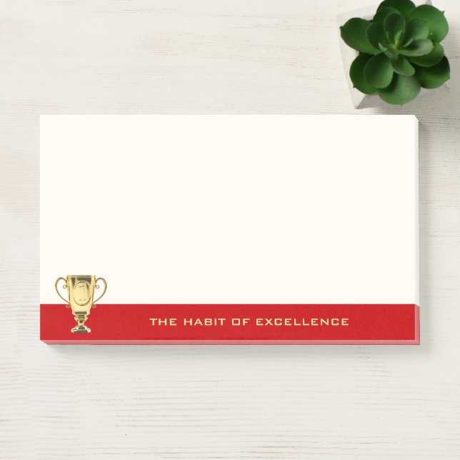 Post-it® Motivationnel devis sport coach d'affaires golden (Bureau)