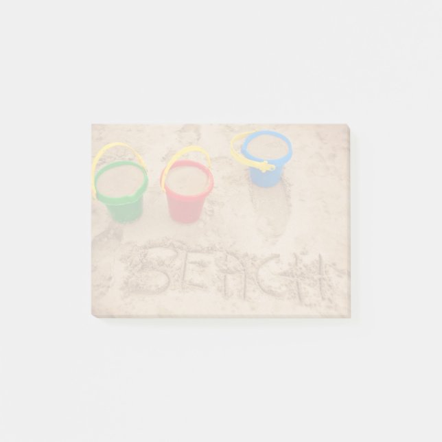 Post-it® Mots de sable de plage (Devant)