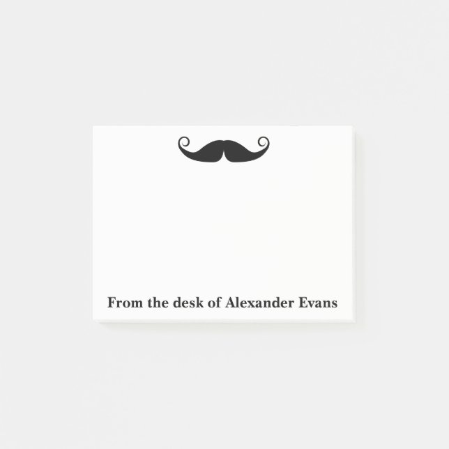 Post-it® Moustache curée (Devant)