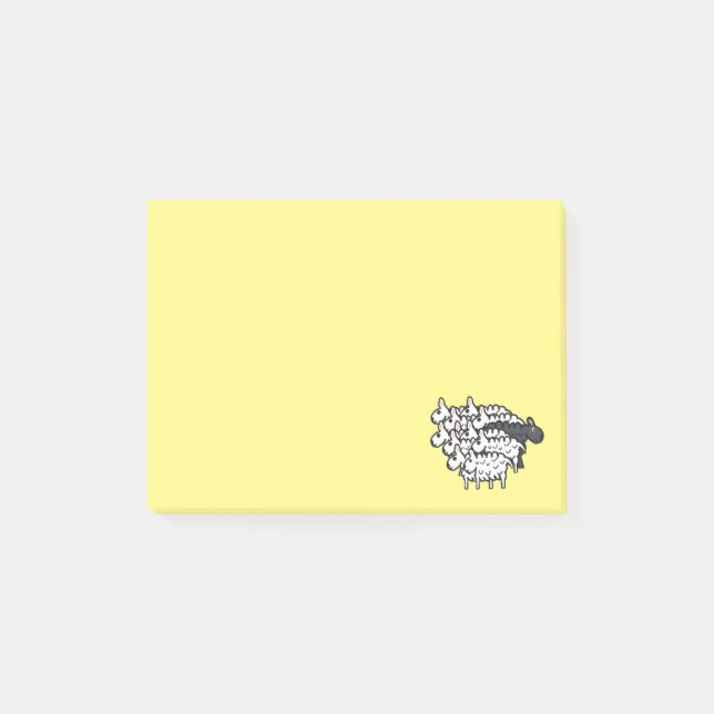 Post-it® Mouton noir (Devant)
