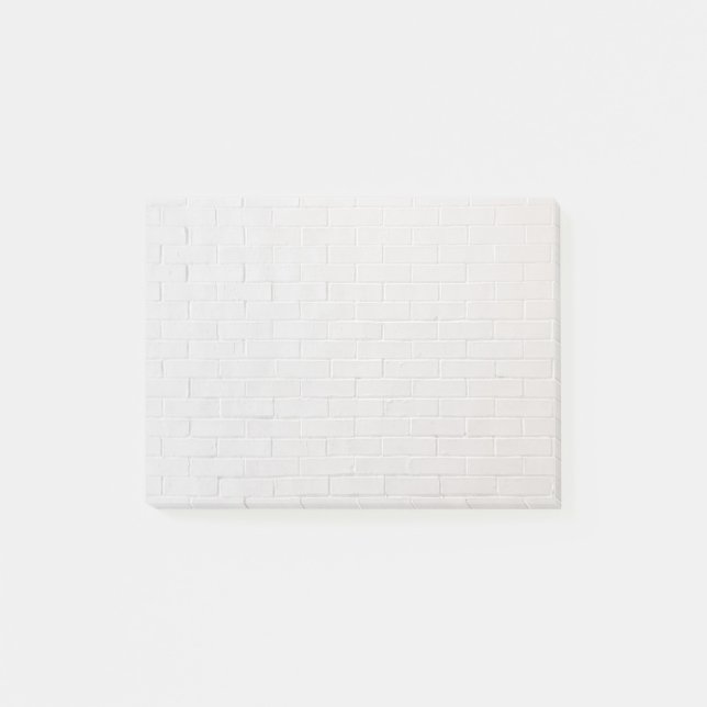 Post-it® Mur de briques blanches Briques Grandes textures (Devant)