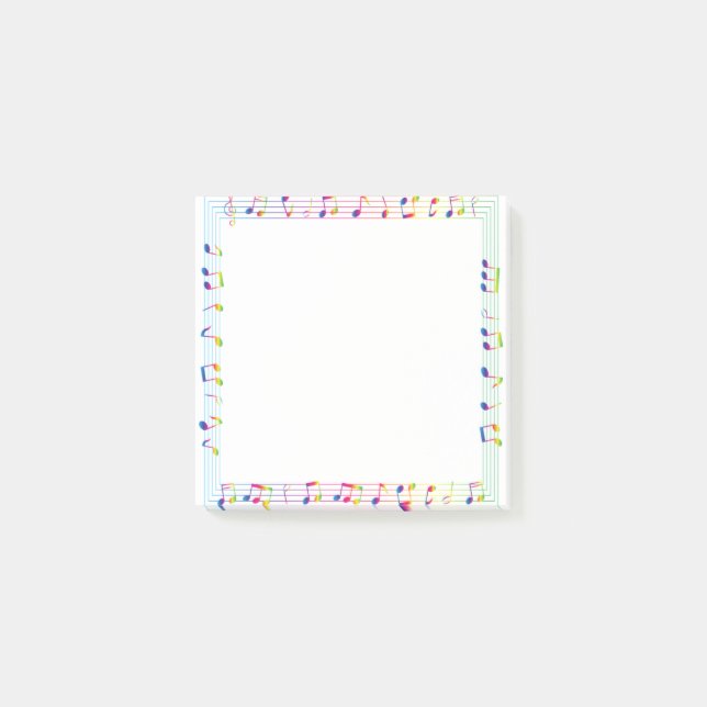 Post-it® Music Notes, professeur de musique (Devant)