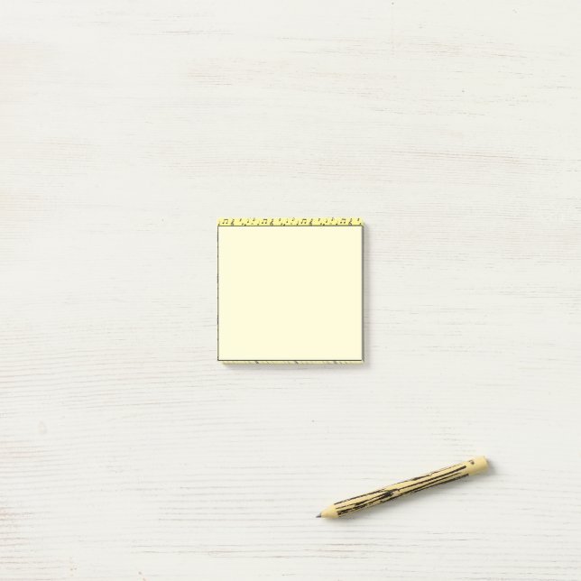 Post-it® Musical Noir  (Sur un bureau)