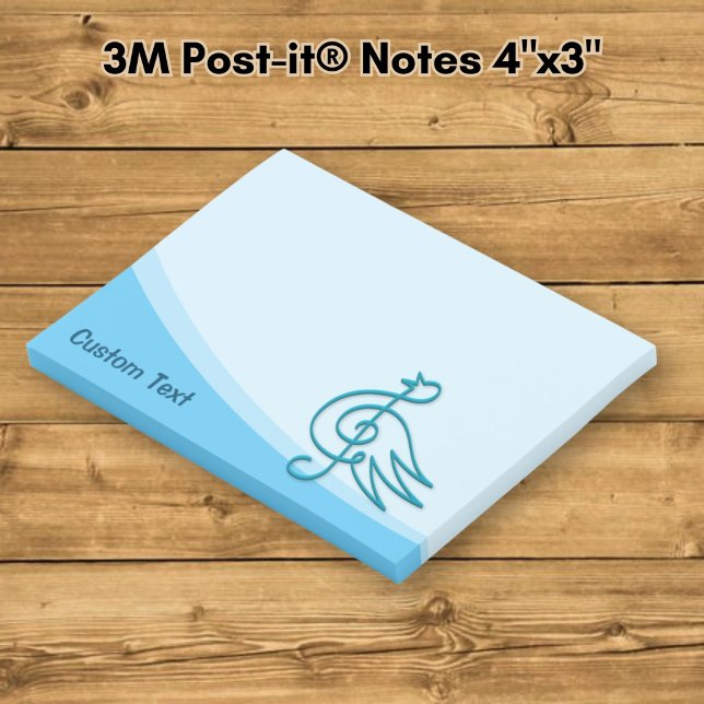 Post-it® Musique Blue Bird (Créateur téléchargé)