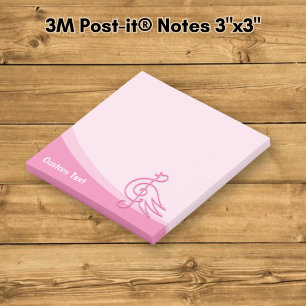 Post-it® Musique d'oiseau rose
