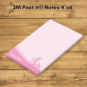 Post-it® Musique d'oiseau rose