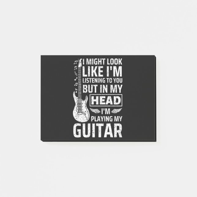 Post-it® Musique guitare (Devant)