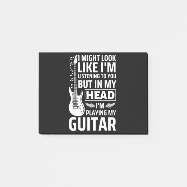 Post-it® Musique guitare (Devant)