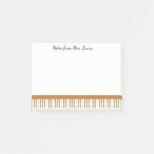 Post-it® Musique vintage Piano Keyboard pour Pianiste