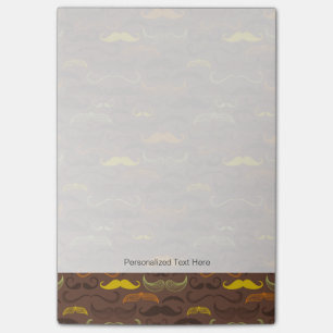 Post-it® Mustache motif, style rétro 5