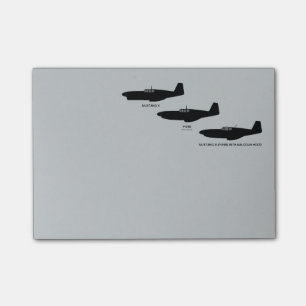 Post-it® Mustang P-51 nord-américain de la deuxième guerr