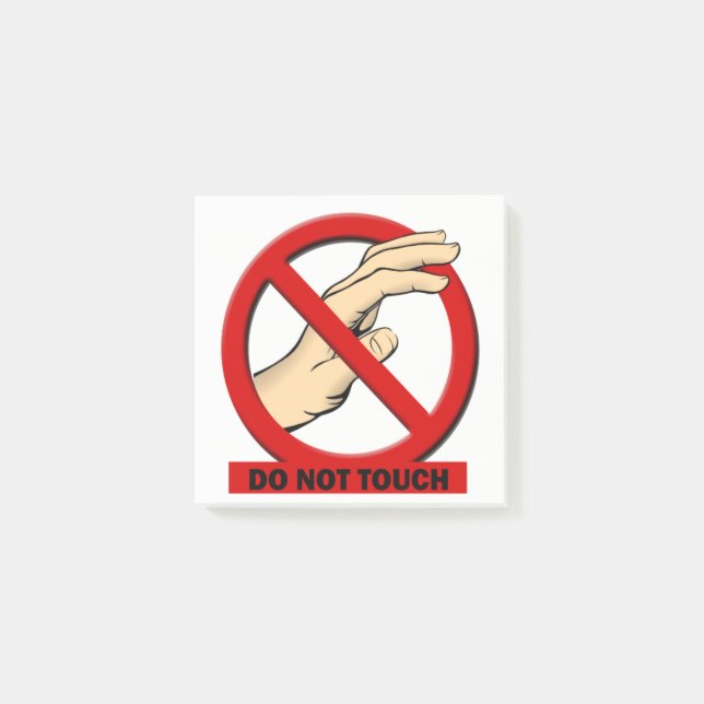 Post-it® Ne Touchez pas à Post It 3x3 (Devant)