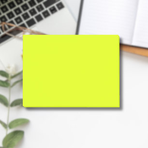 Post-it® Neon Chartreuse couleur solide Classique