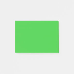 Post-it® Neon Lime Green Solid Color   Notes classiques