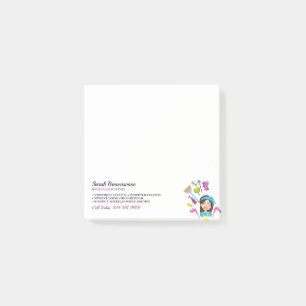 Post-it® Nettoyage de marque Janitorial Pink Purple