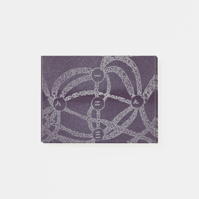 Post-it® Neuf lune dans le monde sombre (Devant)