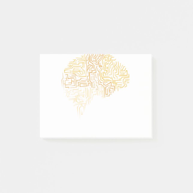 Post-it® Neuroscience Cadeau Surhumain Du Cerveau (Devant)