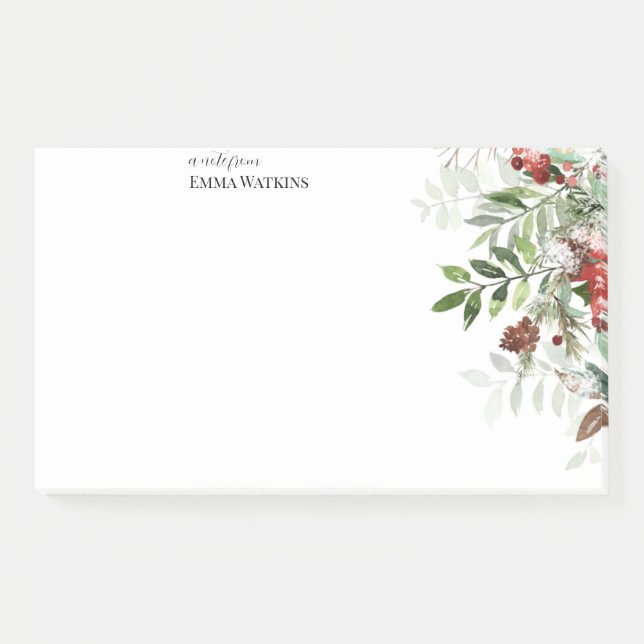 Post-it® Noël de l'enseignant personnalisé (Devant)