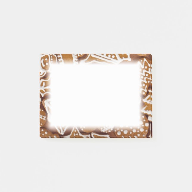 Post-it® Noël Gingerbread Cookies de vacances (Devant)