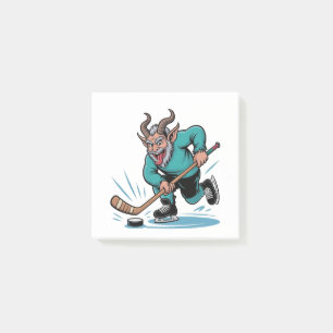 Post-it® Noël Joue au Hockey sur Glace Spooky Noël Sport