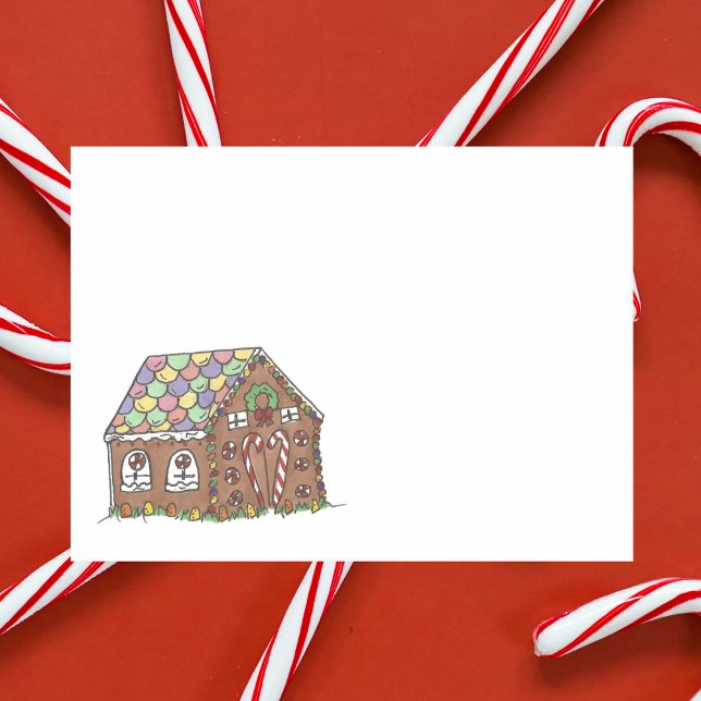 Post-it® Noël Noël Noël Pain d'épice Maison de vacances Bon (Gingerbread post it)